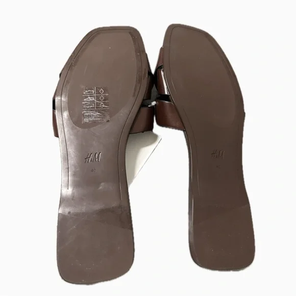 Brown Braided Slide Sandals - Picture 3 of 3